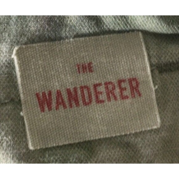 Anthropologie Pants Women's Size 25 Green Watercolor Splotch The Wanderer - Picture 9 of 11